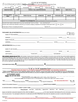Wyoming Mv 300A PDF Template